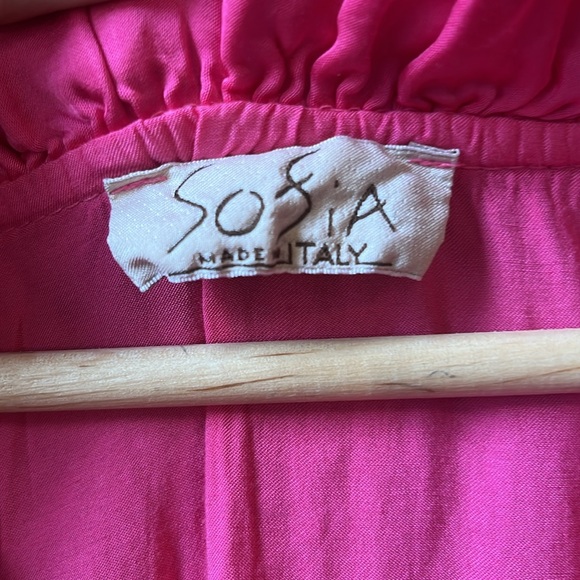 SOFIA Italy Anthropologie Pink Dress - Picture 4 of 12